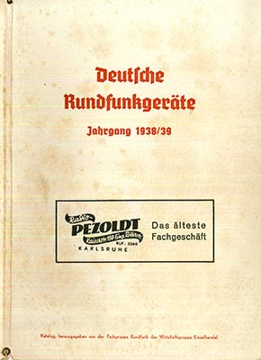 Deutsche Rundfunkger&auml;te 1938/39