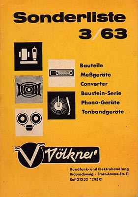 V&ouml;lkner Sonderliste 3/63